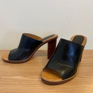 Open toe mule